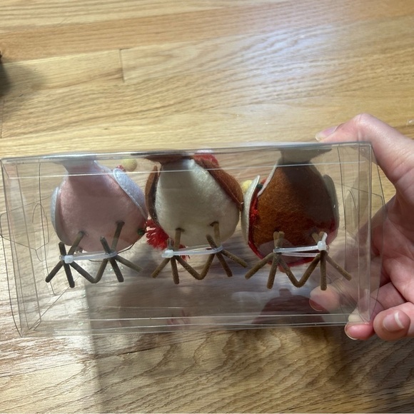 Featherly Friends 2023 Christmas 3 Pack Lights Scarf Elf Bird Figure Wondershop - Picture 5 of 6